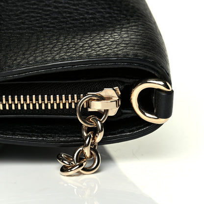 Gucci Pebbled Calfskin Small Soho Top Handle Bag Black 7 of 7