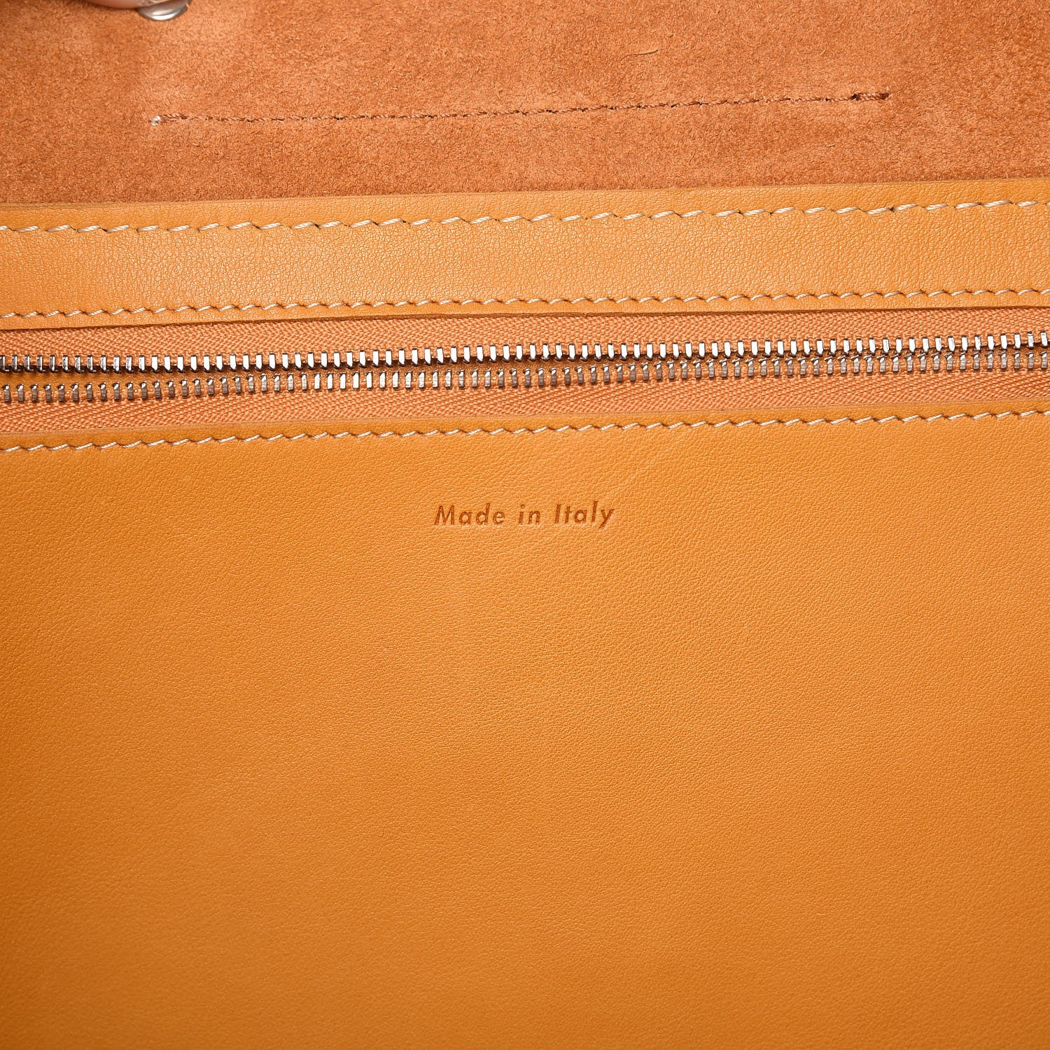Celine Soft Bare Calfskin Medium Big Bag Dark Yellow 7 of 15