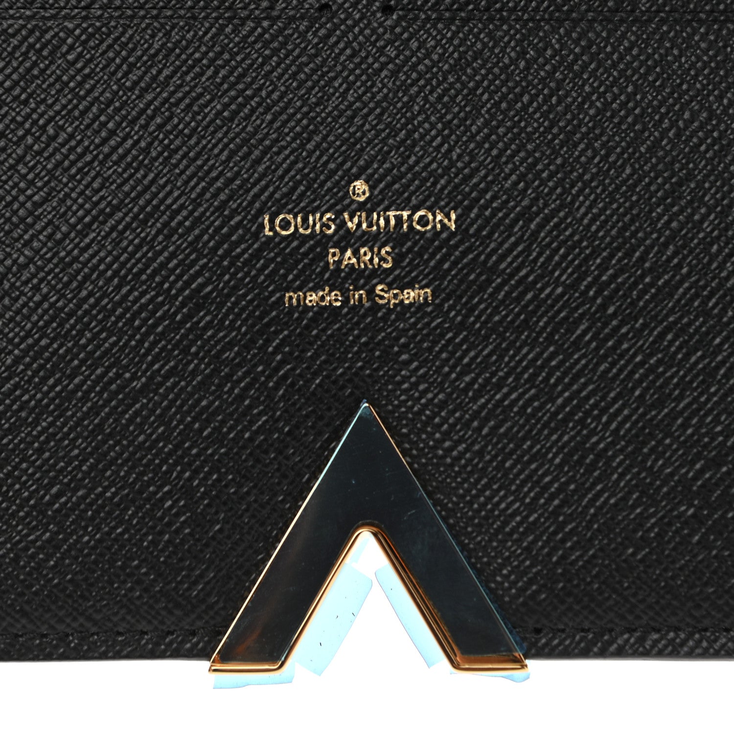 Louis Vuitton Monogram Calfskin Kimono Wallet Black 6 of 9