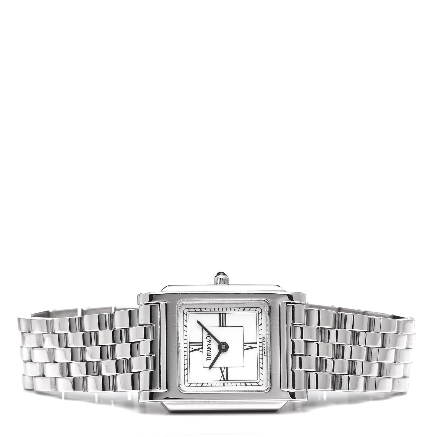 Stainless Steel 24mm Classic Square Quartz Watch