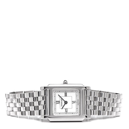 Tiffany Stainless Steel 24mm Classic Square Quartz Watch 3 of 7