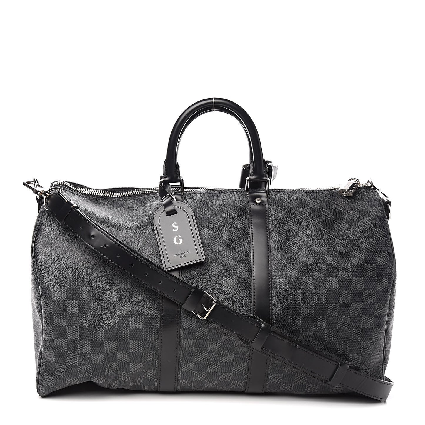 Damier Graphite Keepall Bandouliere 45
