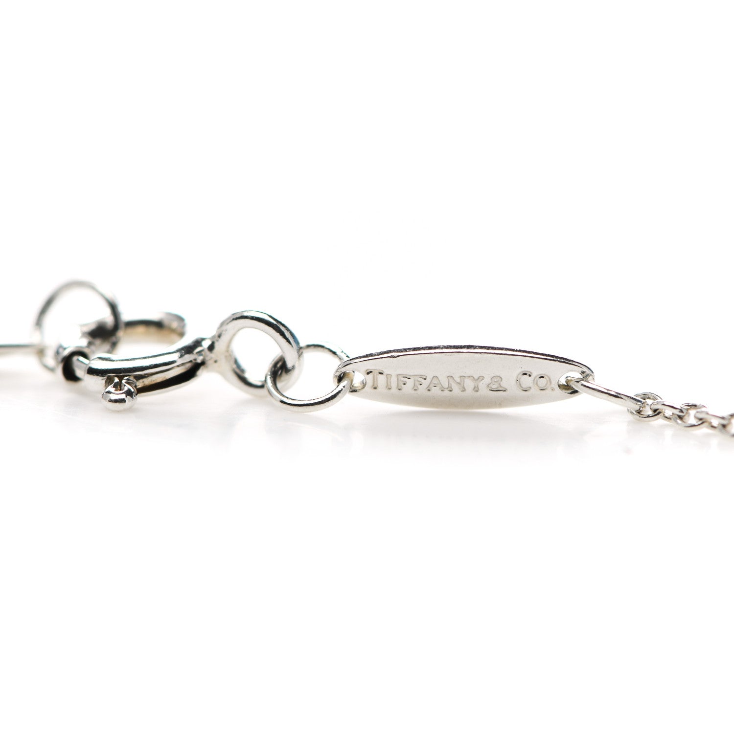 Tiffany Sterling Silver Aquamarine Elsa Peretti Color By The Yard 3 Station Bracelet 4 of 7