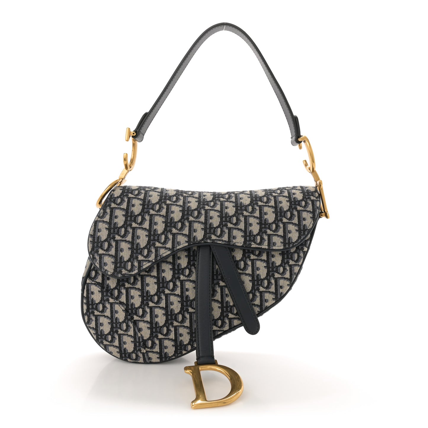 Oblique Saddle Bag Blue