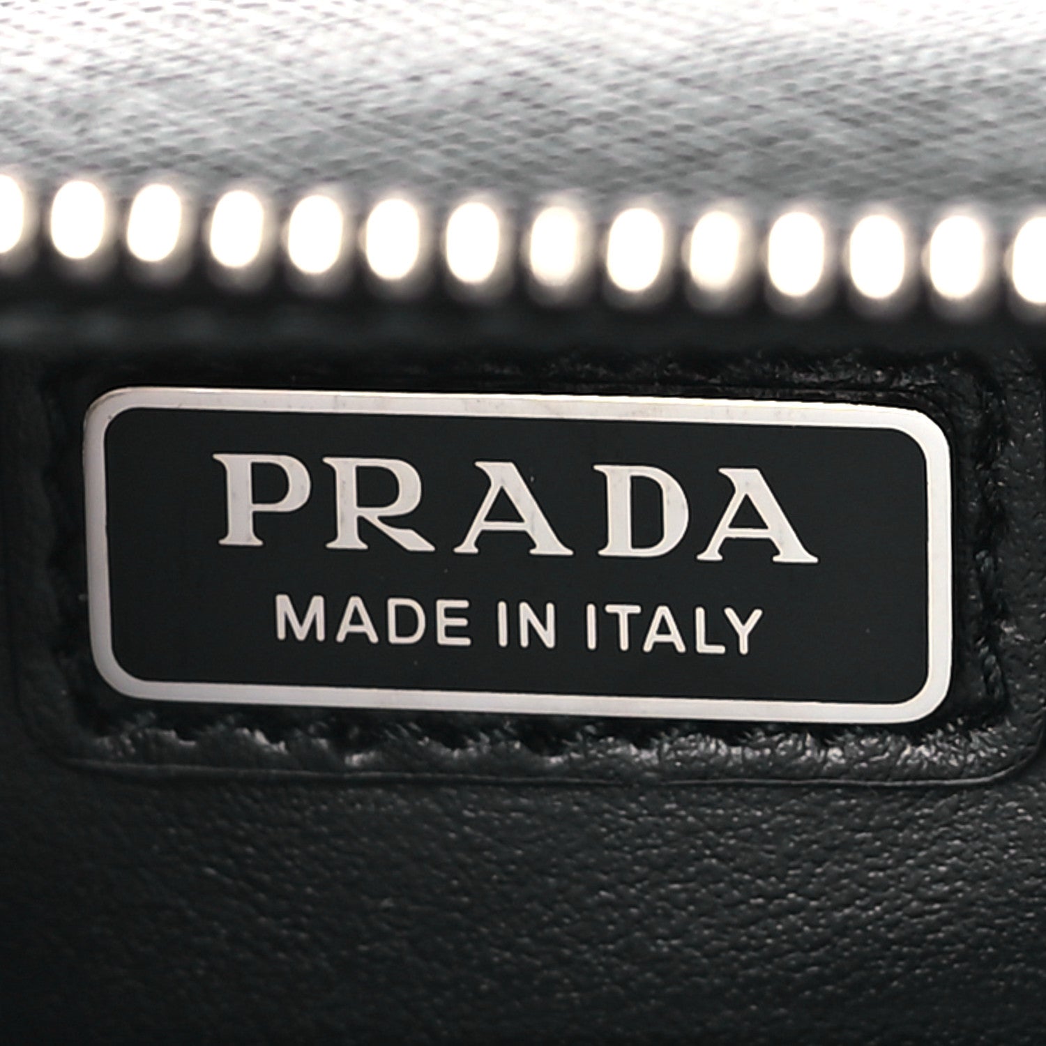 Prada Saffiano Travel Medium Brique Crossbody Bag Black 6 of 9