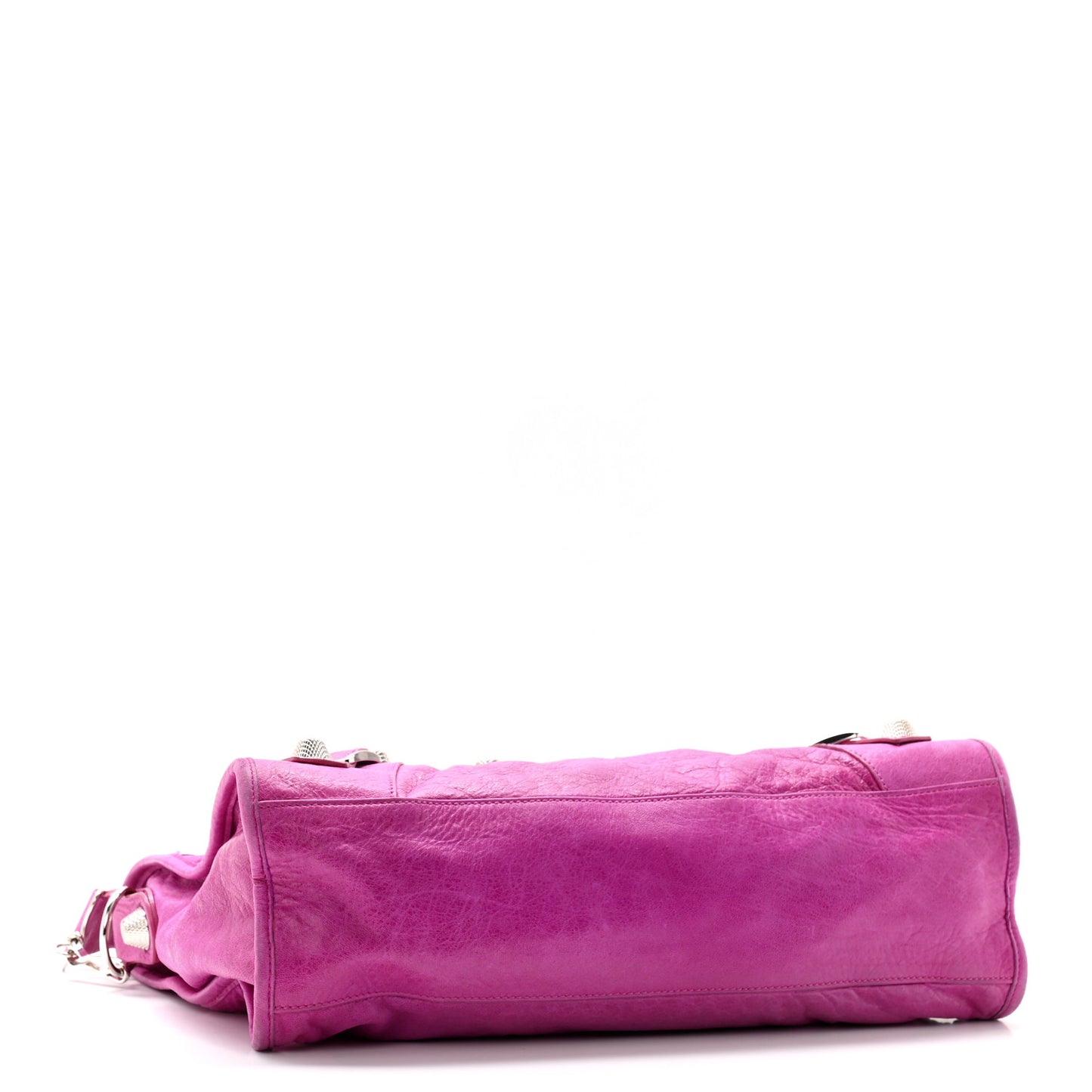 Agneau Giant 21 Silver Hardware City Cyclamen Fucsia