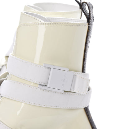 Louis Vuitton Patent Monogram LV Bahia Brazil Sandal 38 White 9 of 11
