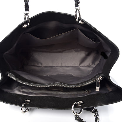 Chanel Caviar Quilted XL Grand Shopping Tote GST Dark Grey 5 of 14