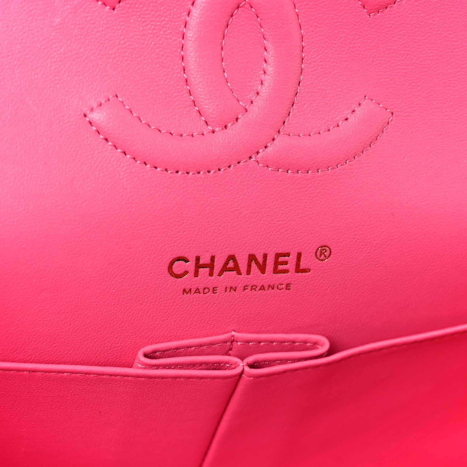 Chanel Caviar Quilted Medium Double Flap Pink 6 of 12