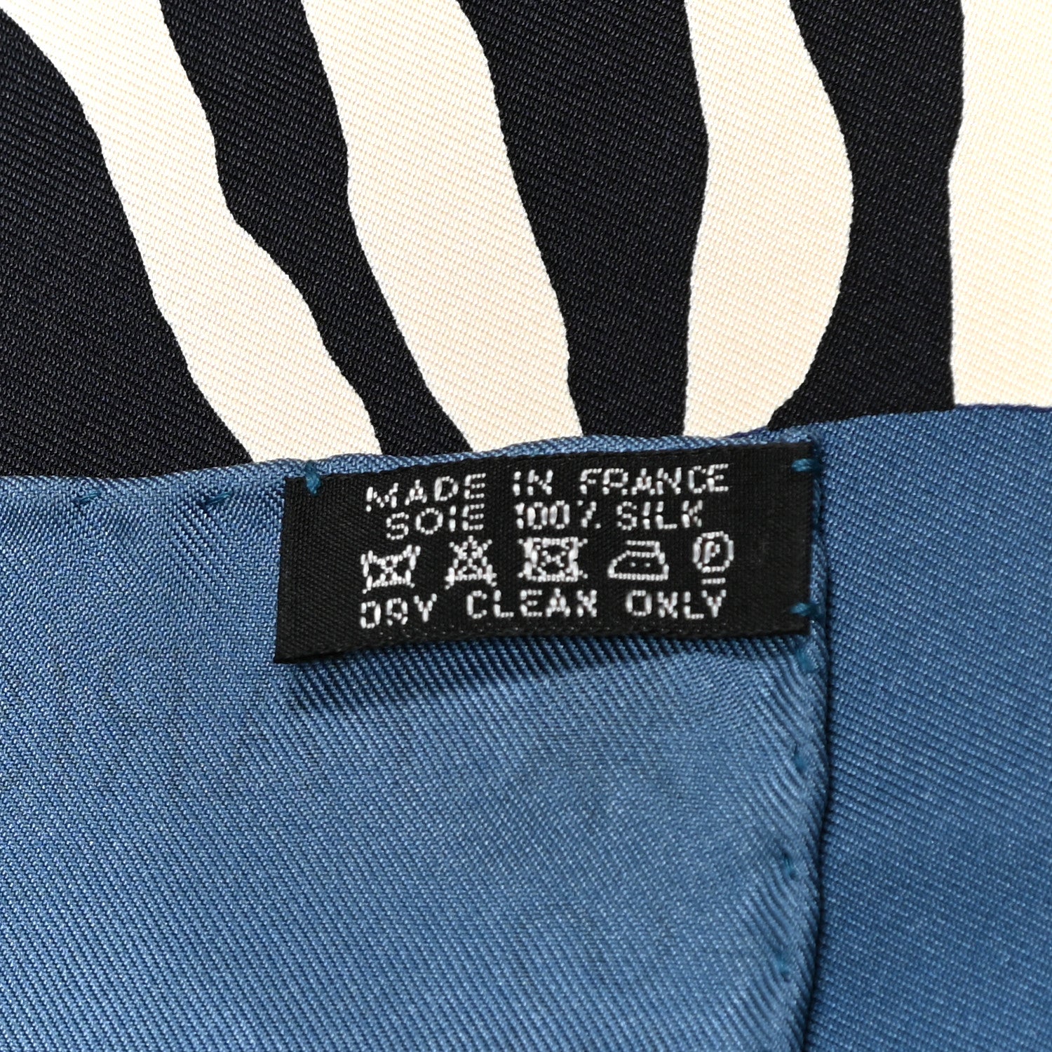 Hermes Silk Zebra Pegasus Scarf 90 6 of 6