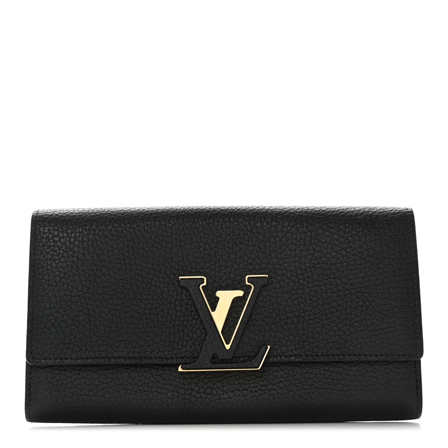 Louis Vuitton Taurillon Capucines Wallet Black 1 of 7