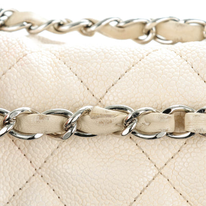 Chanel Caviar Quilted Medium French Riviera Flap White 16 of 16