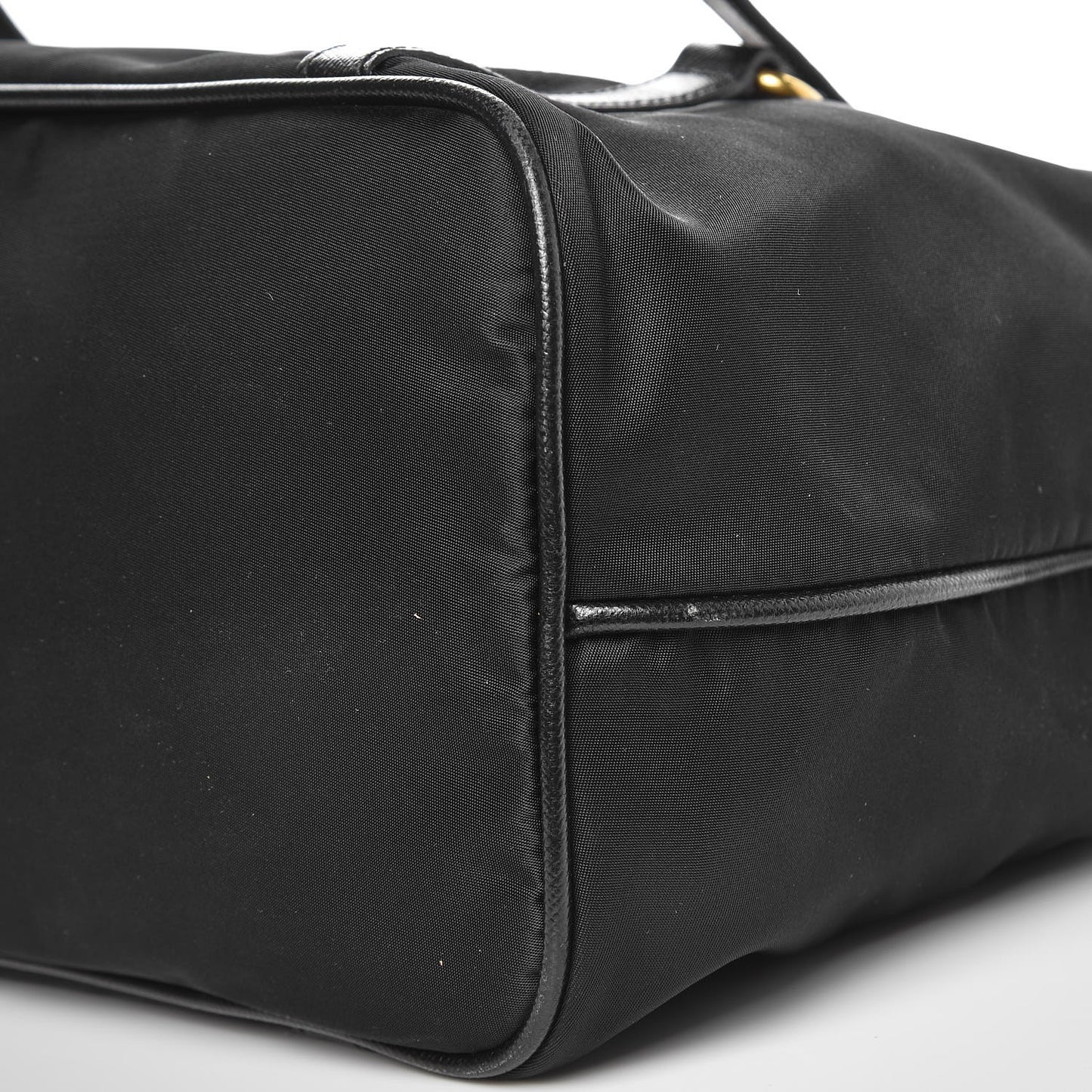 Tessuto Nylon Jacquard Logo Tote Nero Black