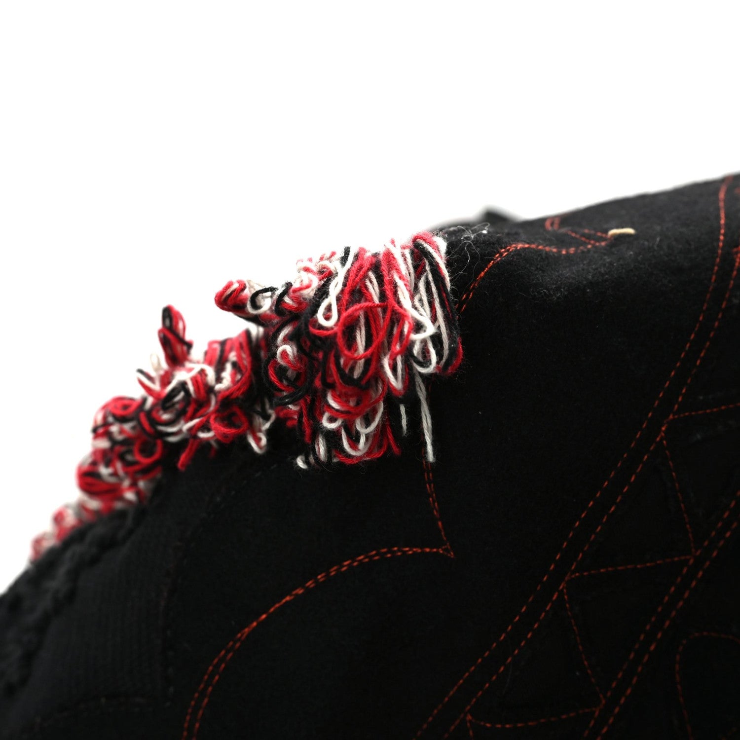 Christian Louboutin Cotton Embroidered Portugaba Black 5 of 11