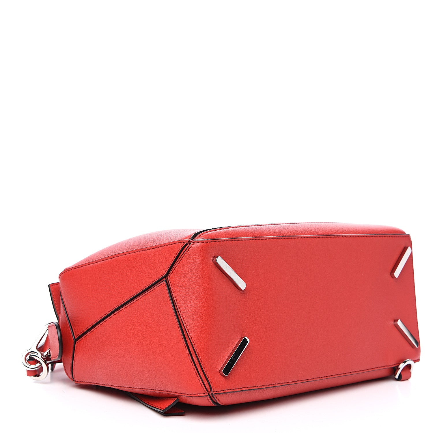 Loewe Calfskin Medium Puzzle Bag Scarlet 3 of 9