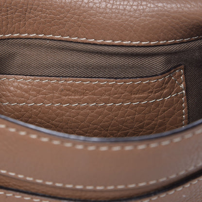 Chloe Calfskin Mini Marcie Round Crossbody Bag Nut 5 of 9