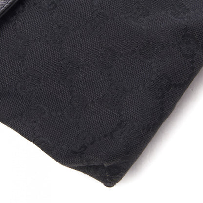 Gucci GG Monogram Double Pocket Belt Bag Black 6 of 7