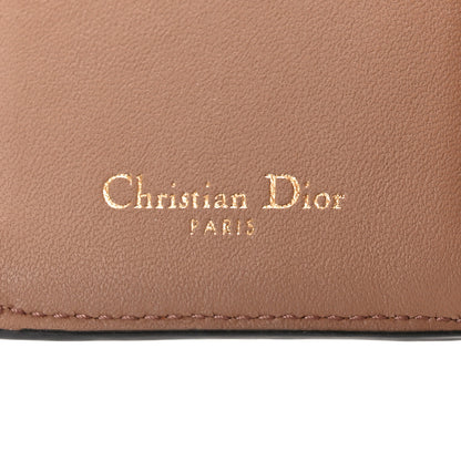 Christian Dior Grained Calfskin Saddle Lotus Wallet Blush 6 of 8