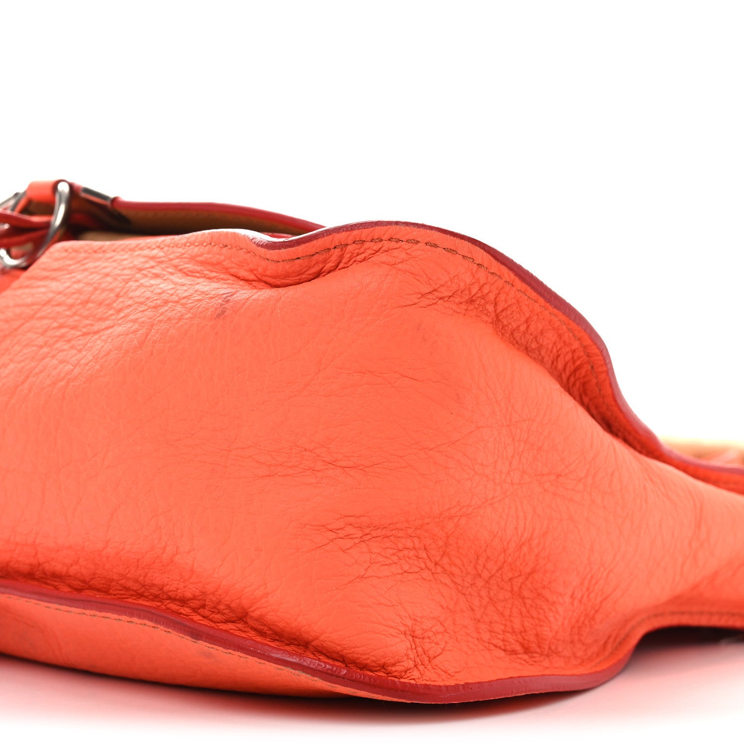 Chloe Calfskin Medium Marcie Satchel Orange Fizz 9 of 9