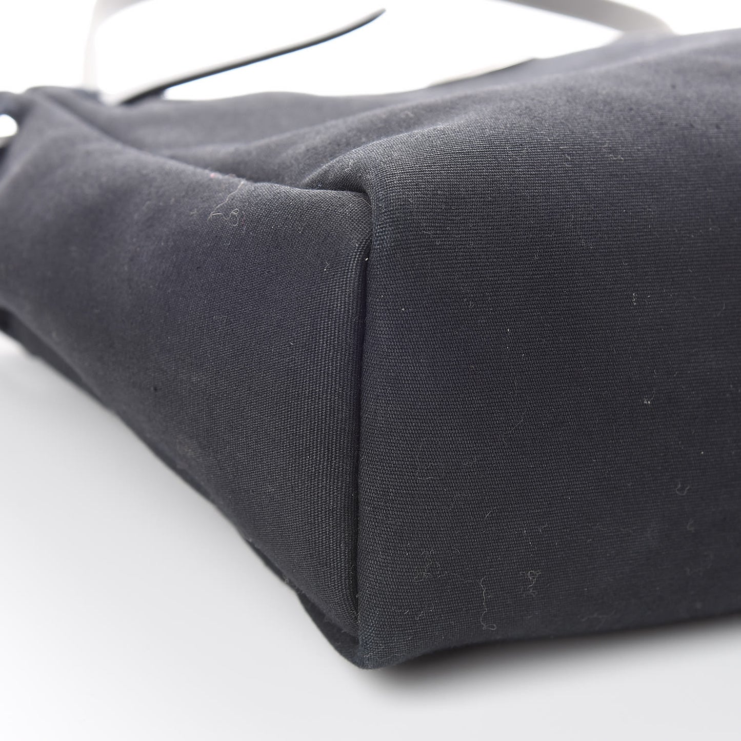 Vache Calfskin Toile Herbag 30 PM Black Natural