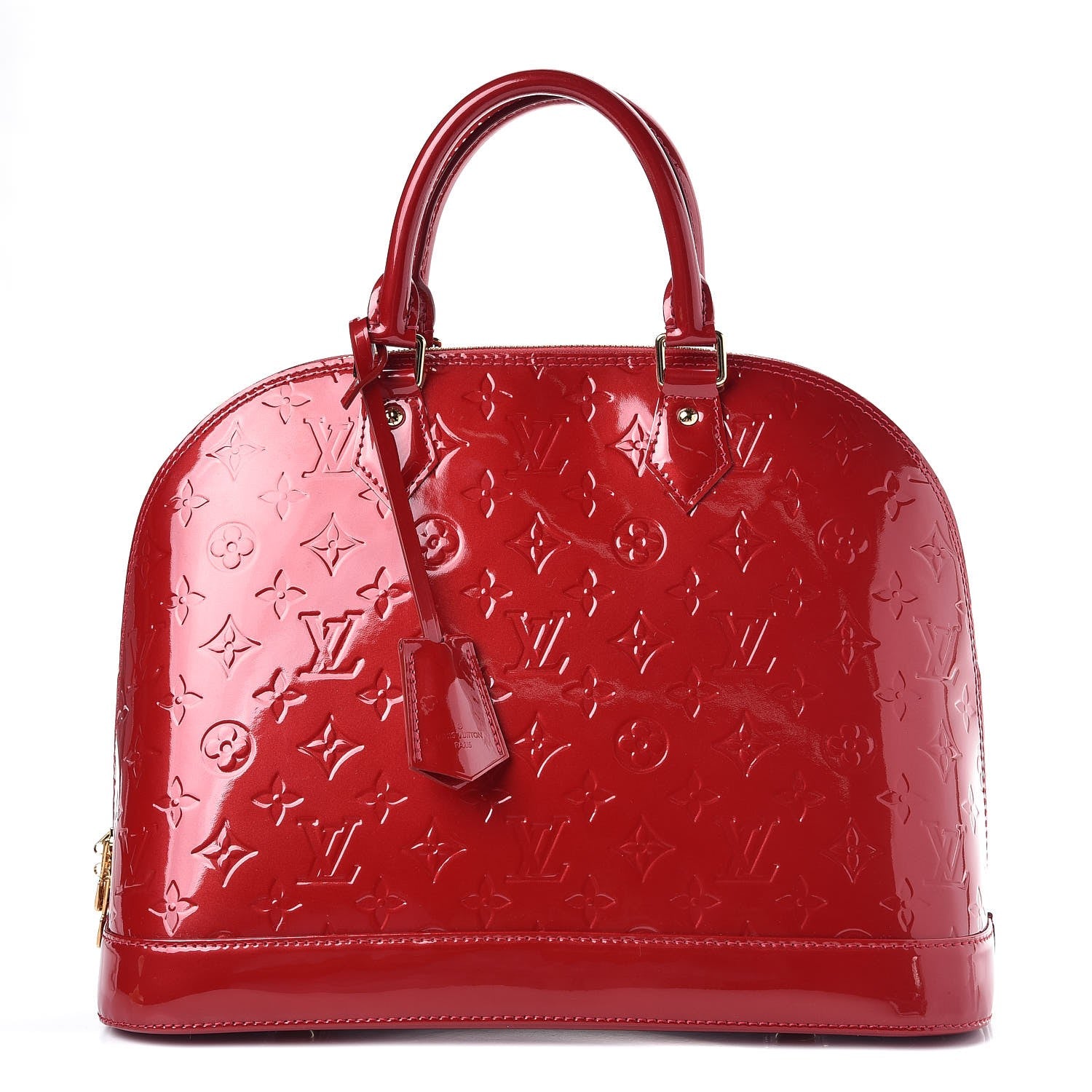 Louis Vuitton Vernis Alma MM Pomme D'Amour 1 of 8