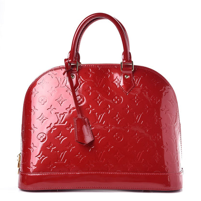 Louis Vuitton Vernis Alma MM Pomme D'Amour 1 of 8