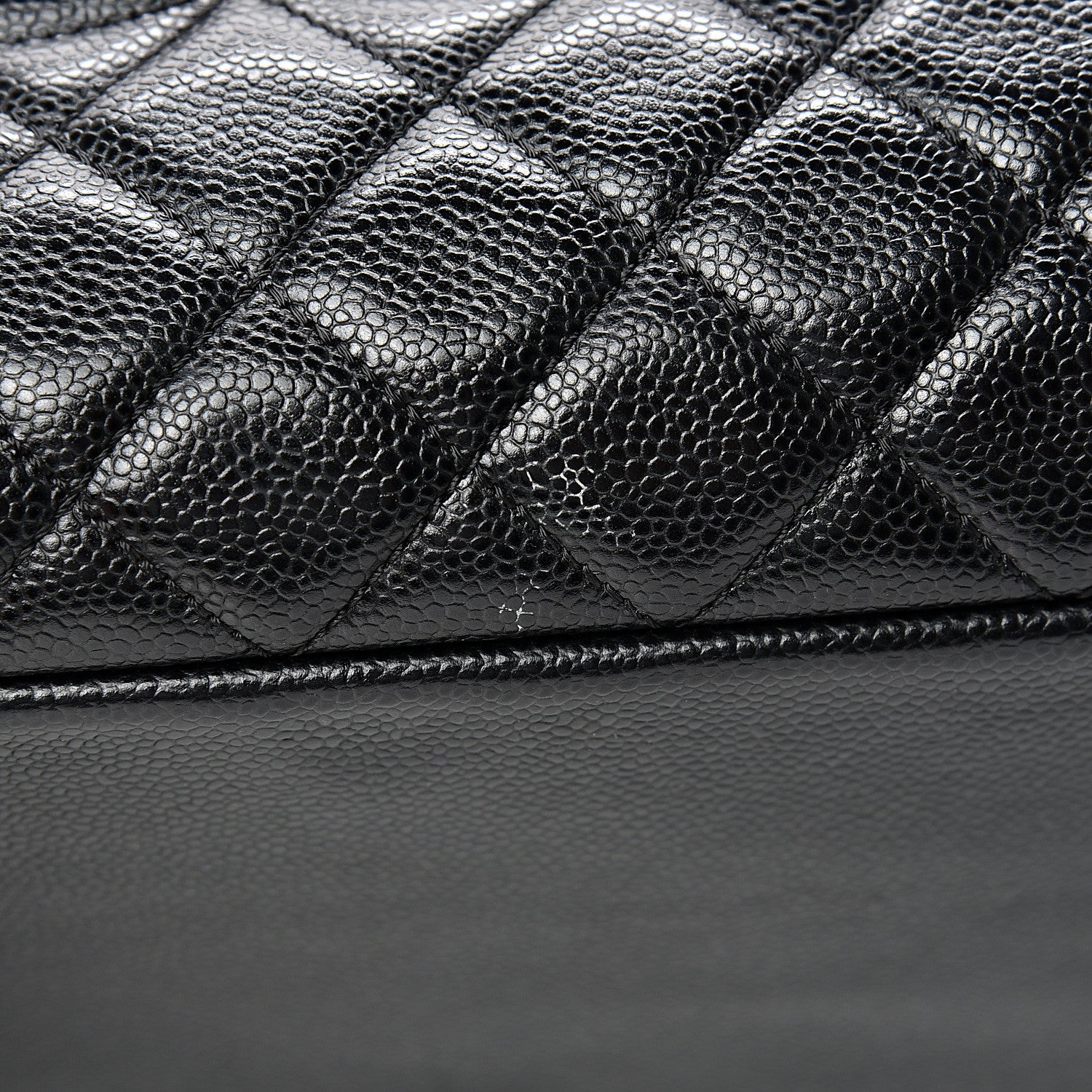 Chanel Caviar Quilted XL Grand Shopping Tote GST Black 10 of 16