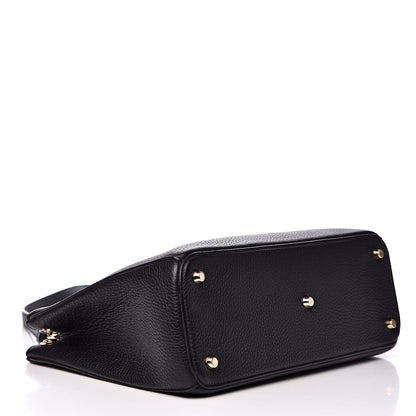 Christian Dior Bullcalf Medium Diorissimo Tote Black Rose Indien 4 of 12