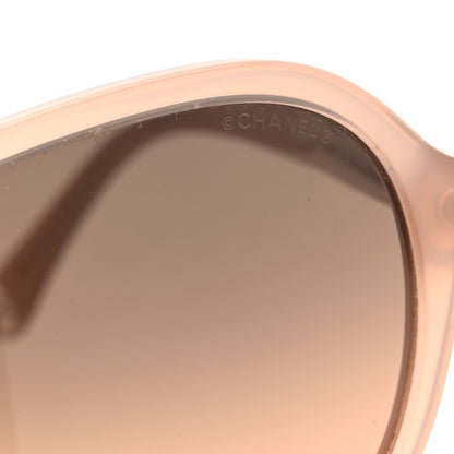 Chanel Acetate Pilot Sunglasses 5552-U Pale Pink 7 of 8