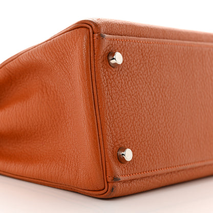 Hermes Chevre de Coromandel Kelly Retourne 32 Orange 9 of 14