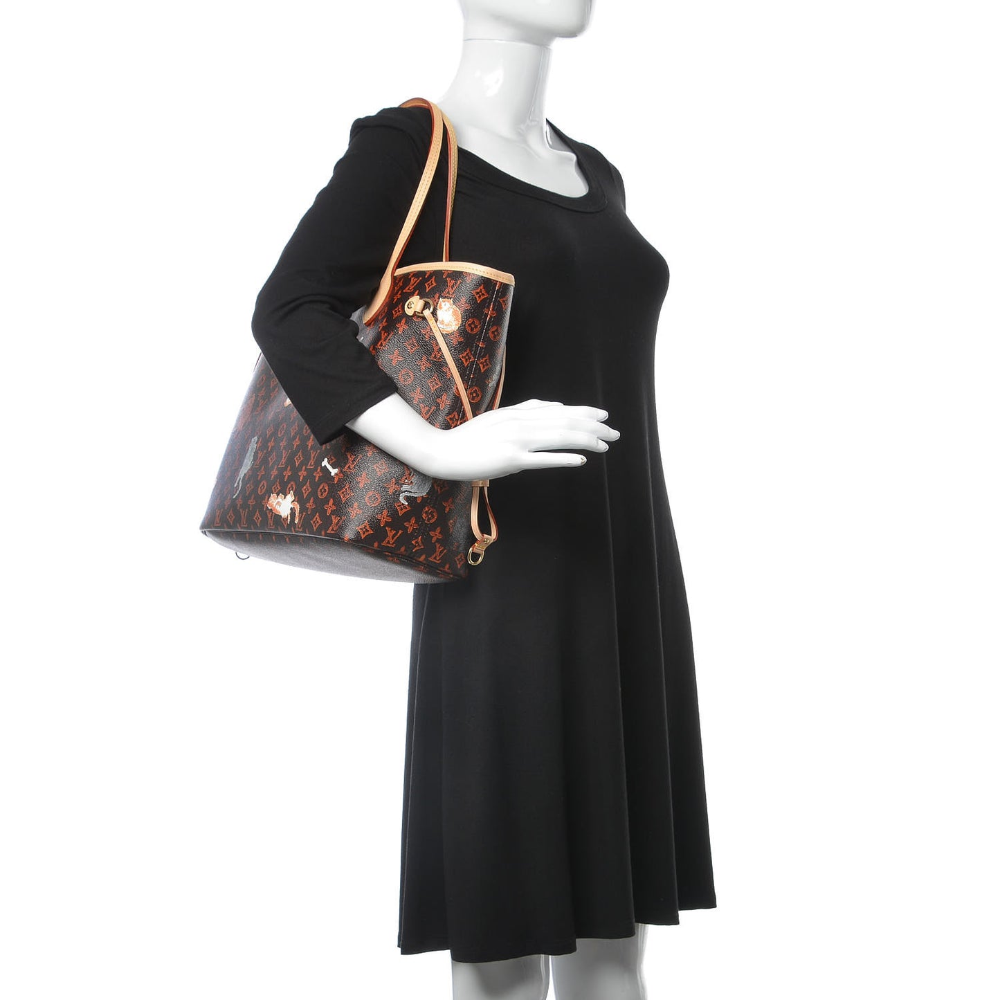 Catogram Neverfull MM Marron