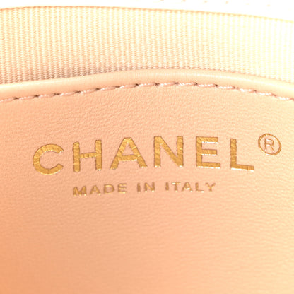 Chanel Shiny Crumpled Calfskin Quilted Small Wavy CC Hobo White 6 of 10
