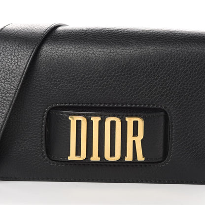 Christian Dior Grained Calfskin Dio(r)evolution Flap Bag Black 8 of 14