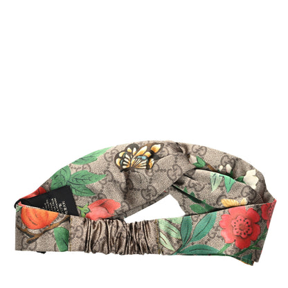 Gucci Silk Monogram Tian Print Tiana Duchesse Headband 3 of 6