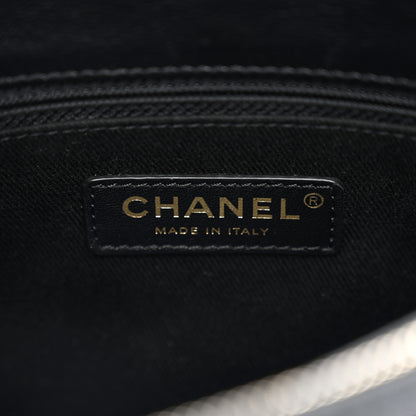 Chanel Shiny Calfskin Goatskin Quilted Medium Coco Curve Messenger Flap Black 6 of 10