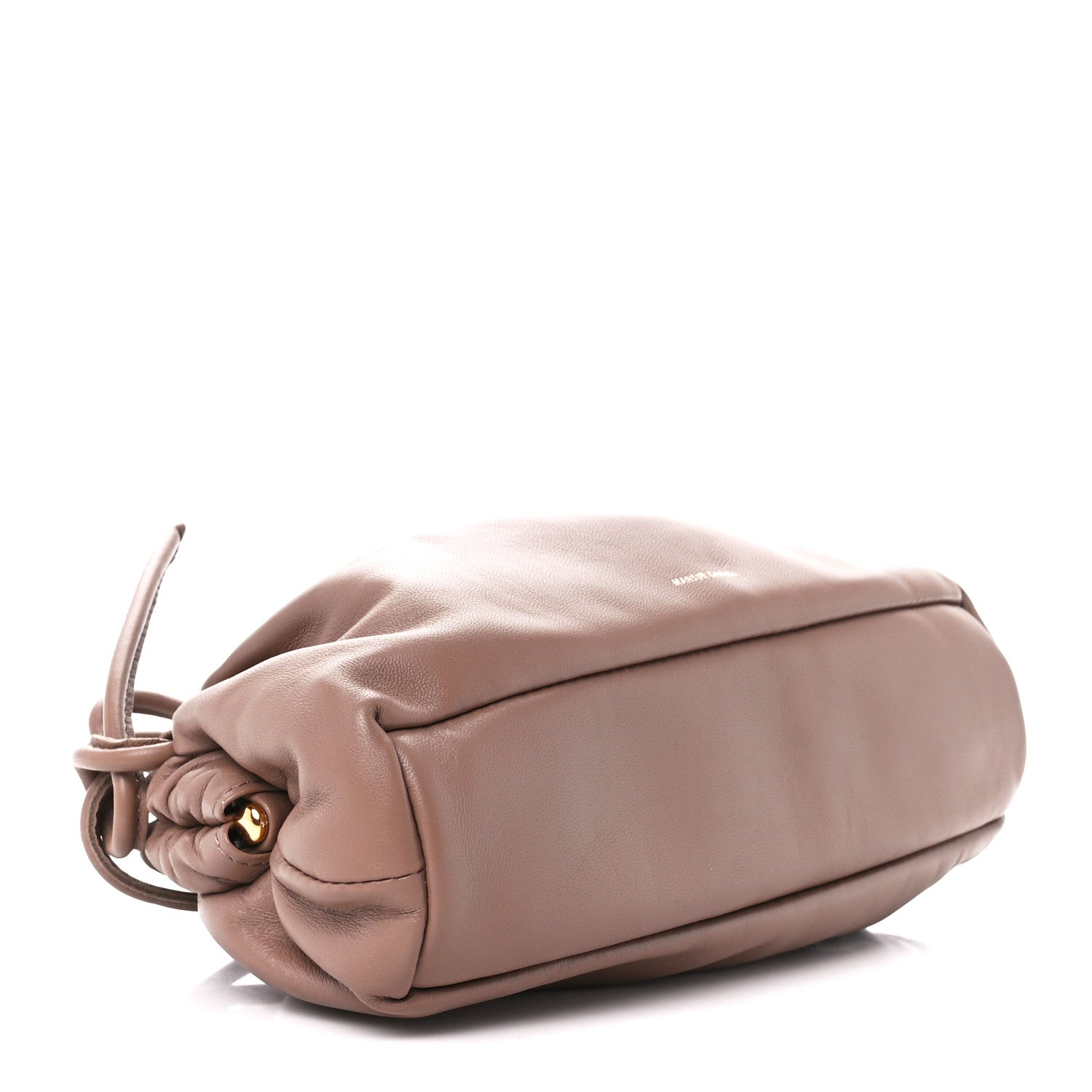 Mansur Gavriel Lambskin Cloud Mini Clutch Biscotto 4 of 10