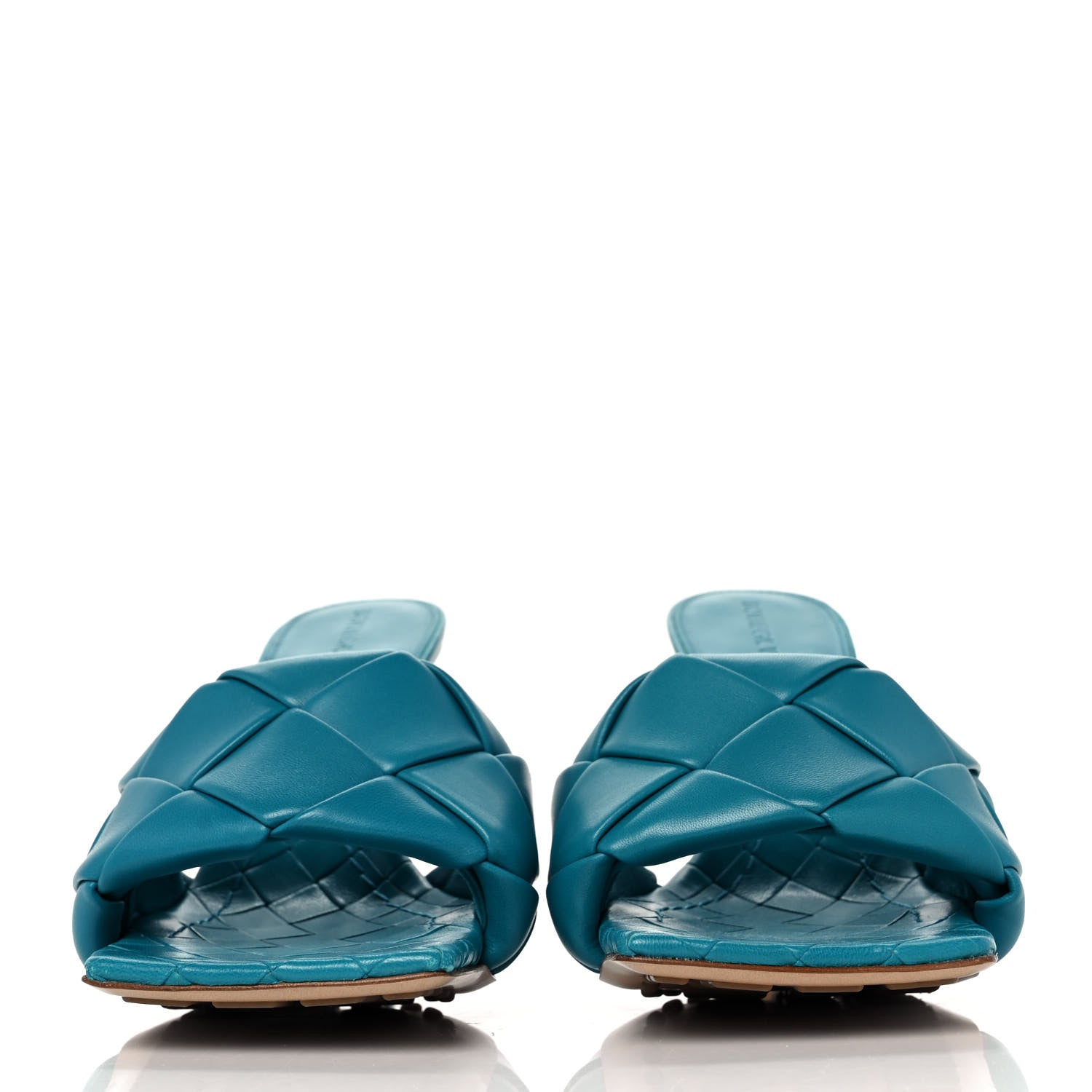 Bottega Veneta Nappa Maxi Intrecciato Lido 90mm Mule Sandals 37.5 Blaster 2 of 8