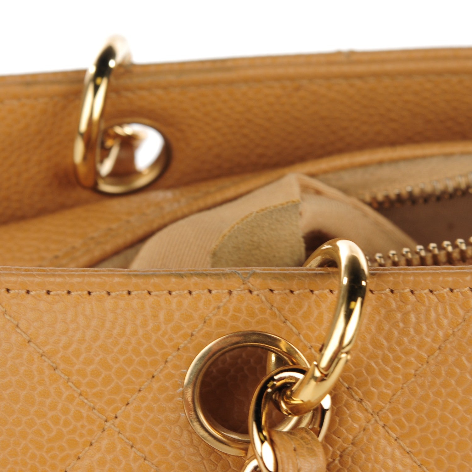Chanel Caviar Quilted Petit Timeless Tote PTT Beige 9 of 13