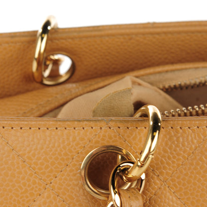 Chanel Caviar Quilted Petit Timeless Tote PTT Beige 9 of 13