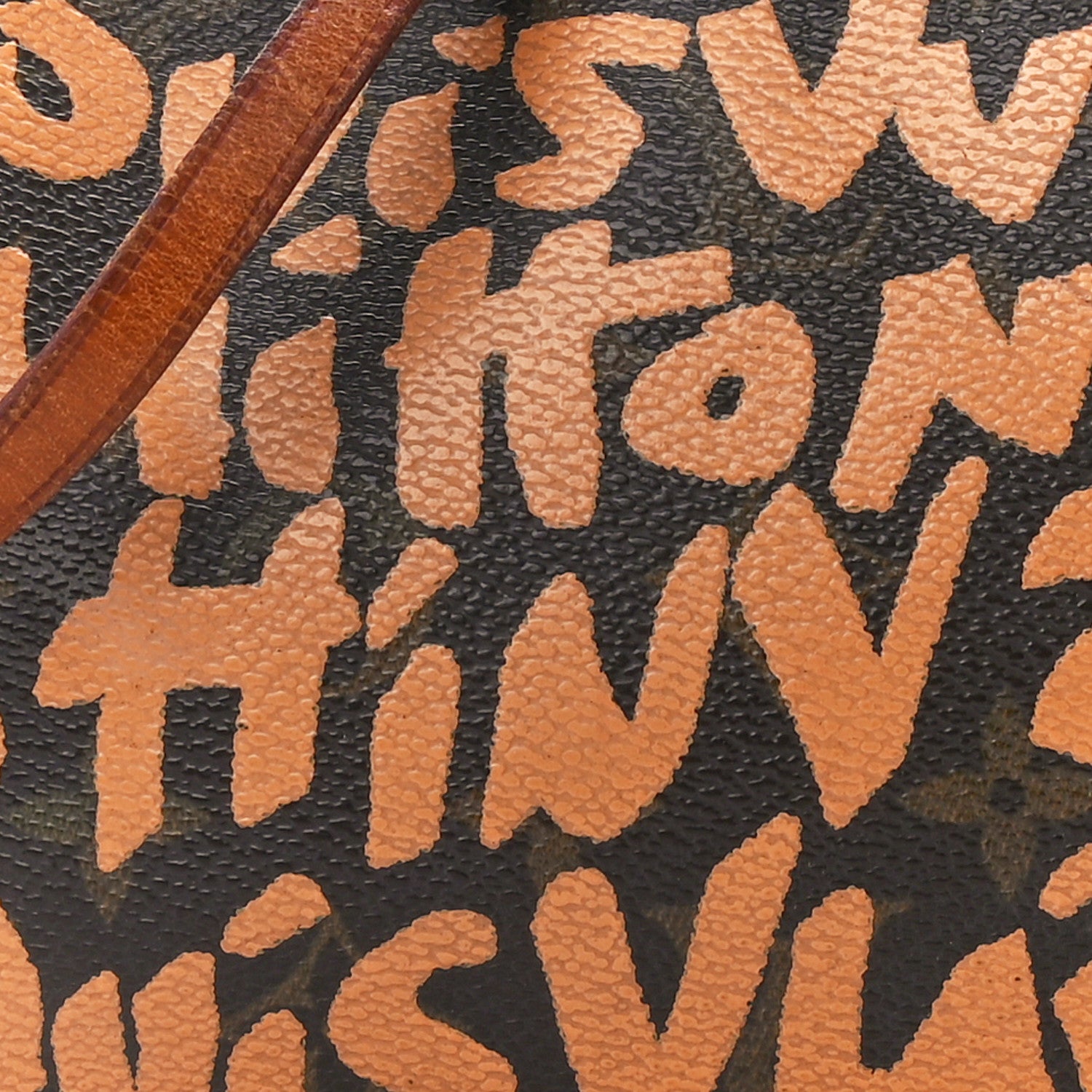 Louis Vuitton Monogram Graffiti Pochette Accessories Peach 9 of 12