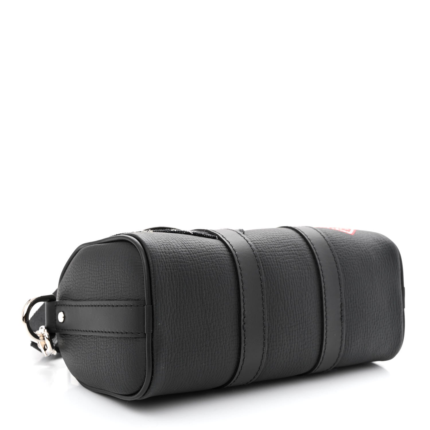 Louis Vuitton X NIGO Taurillon Monogram Denim Drip Keepall XS Black 4 of 9