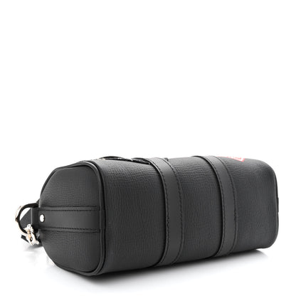 Louis Vuitton X NIGO Taurillon Monogram Denim Drip Keepall XS Black 4 of 9