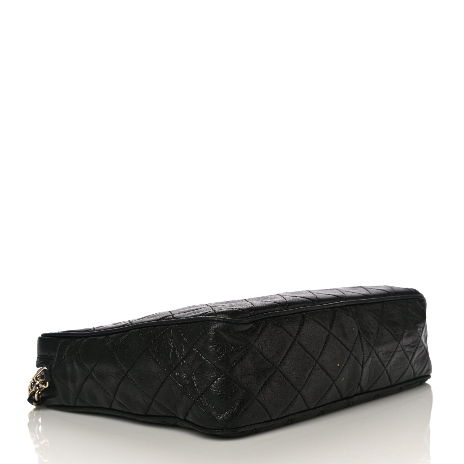 Chanel Lambskin Quilted CC Tassel Camera Case Black 3 of 14