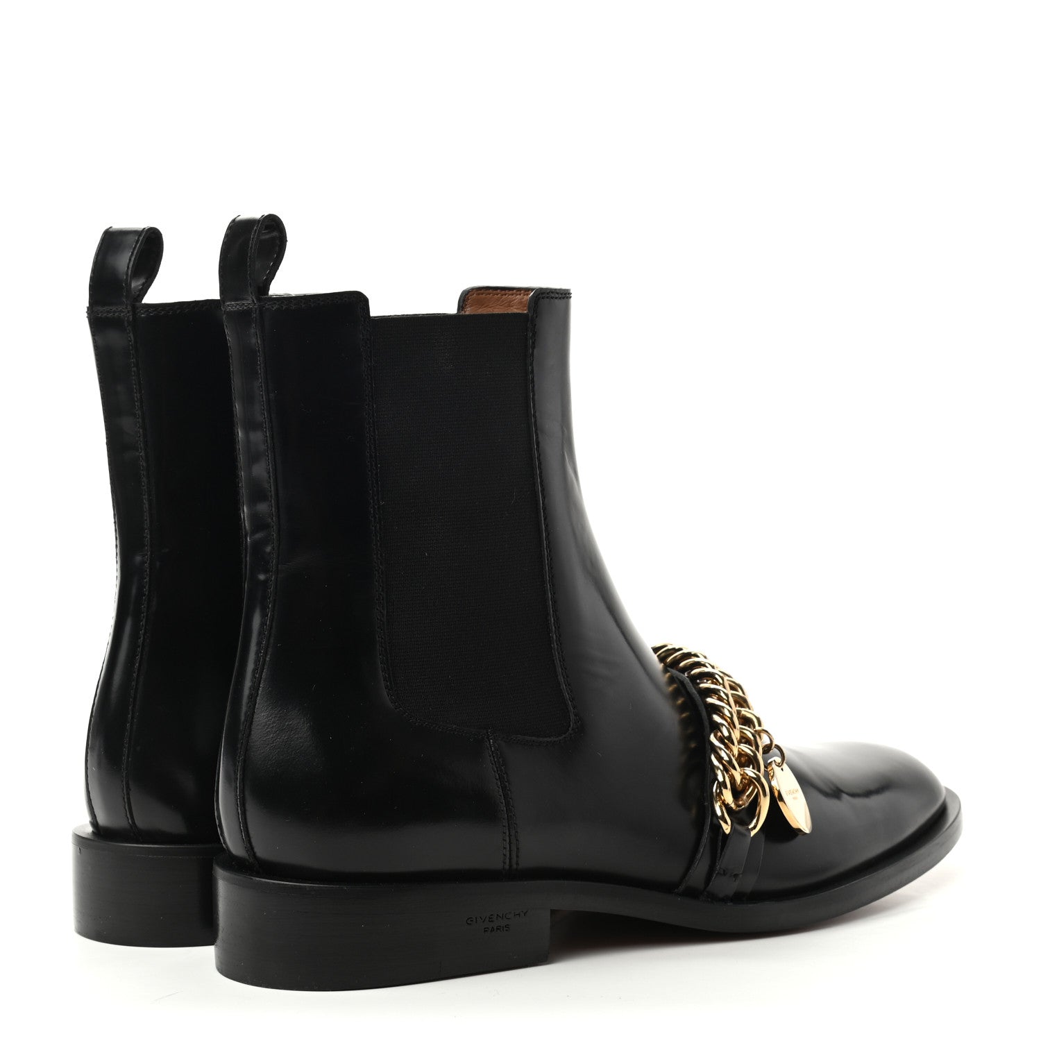 Givenchy Calfskin Chain Chelsea Boots 39 Black 4 of 8
