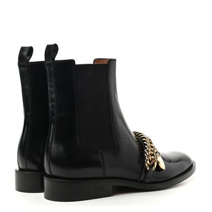 Givenchy Calfskin Chain Chelsea Boots 39 Black 4 of 8