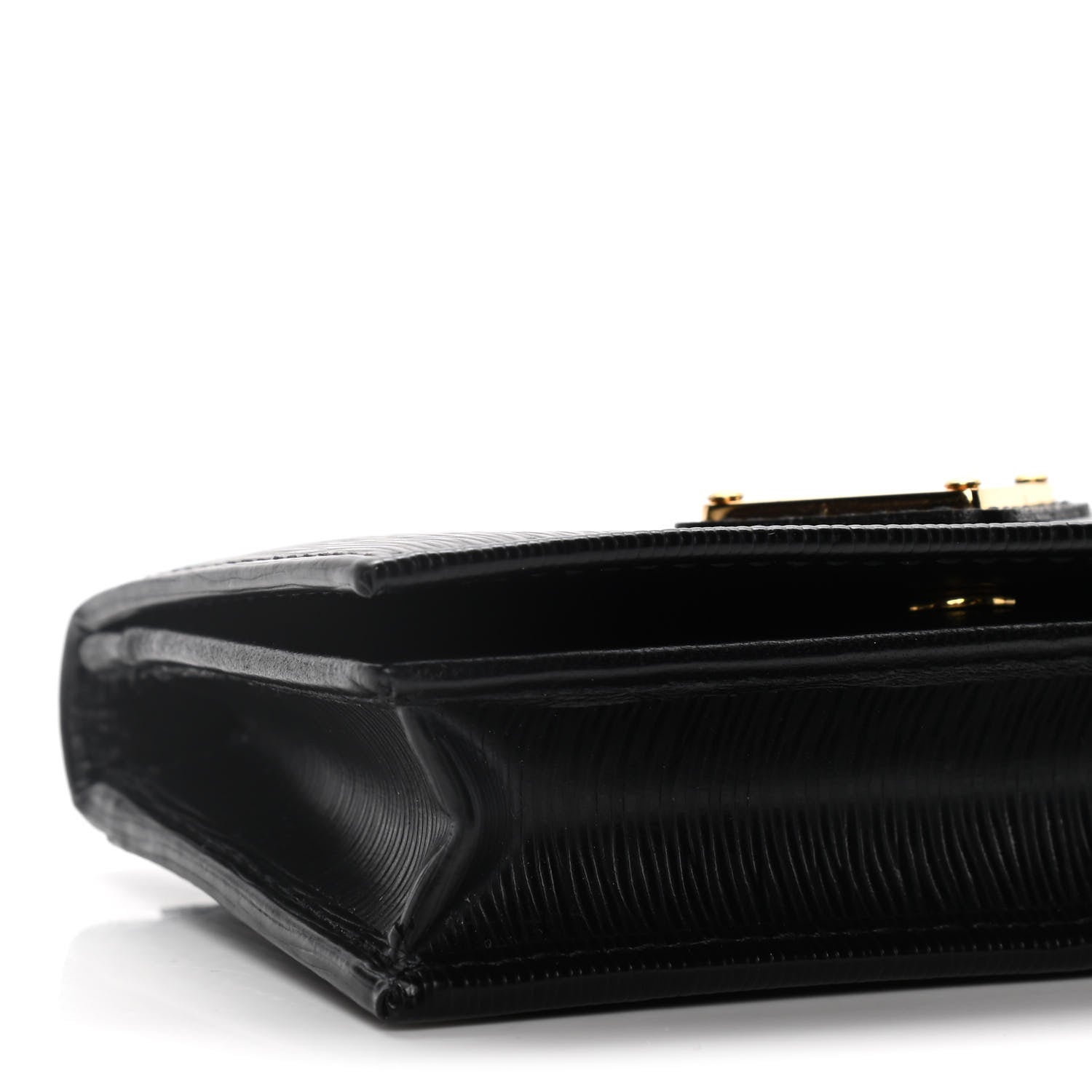 Prada Vitello Move Triangle Logo Card Holder Black 7 of 12