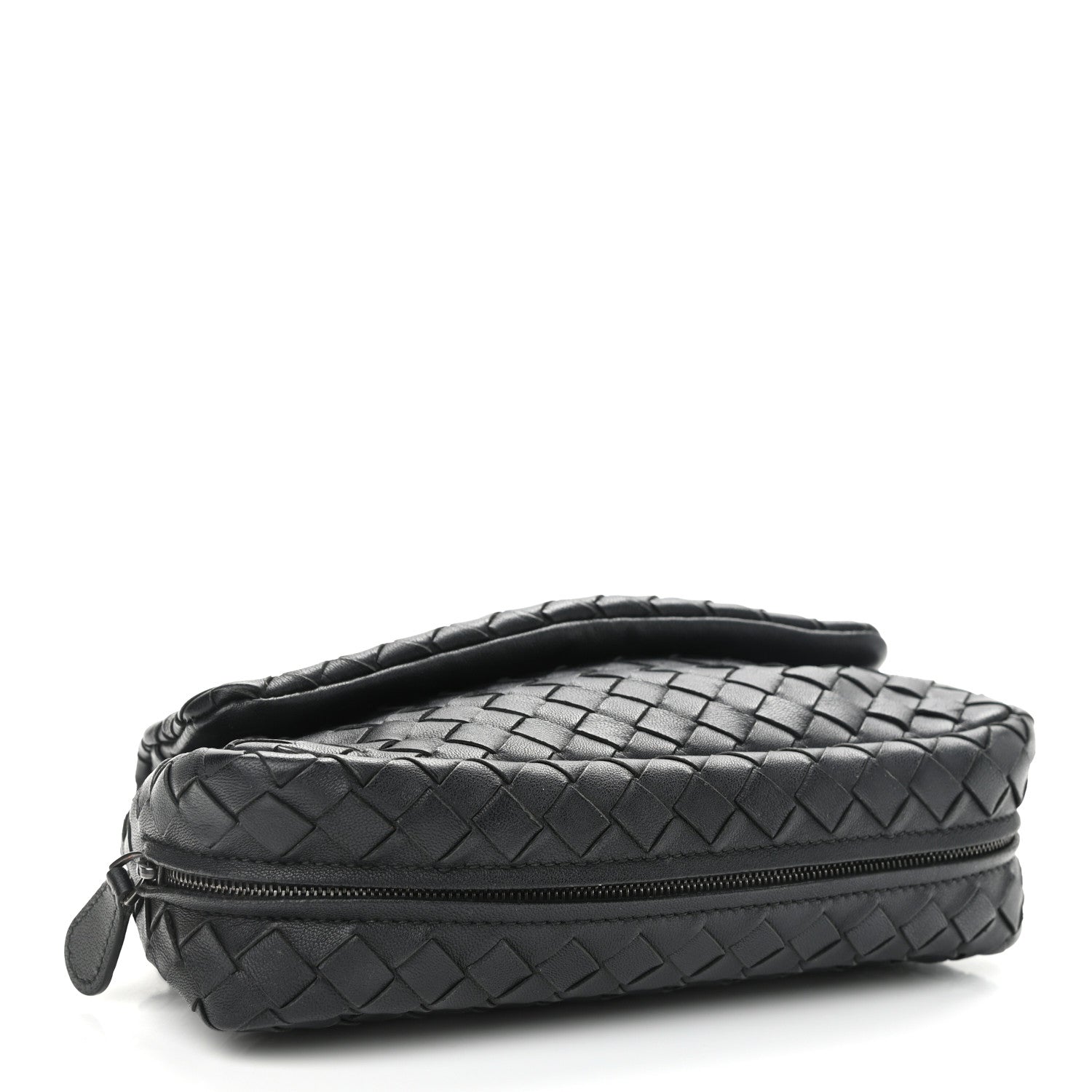 Bottega Veneta Nappa Intrecciato Mini Chain Messenger Black 4 of 11