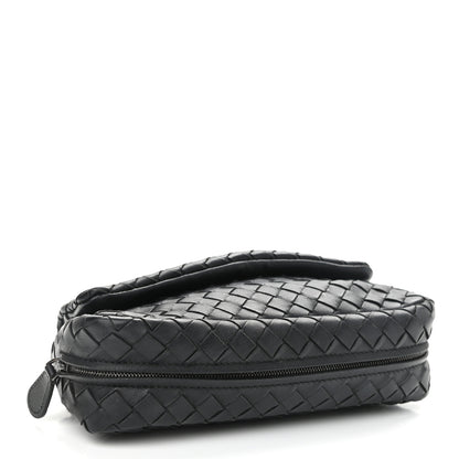 Bottega Veneta Nappa Intrecciato Mini Chain Messenger Black 4 of 11