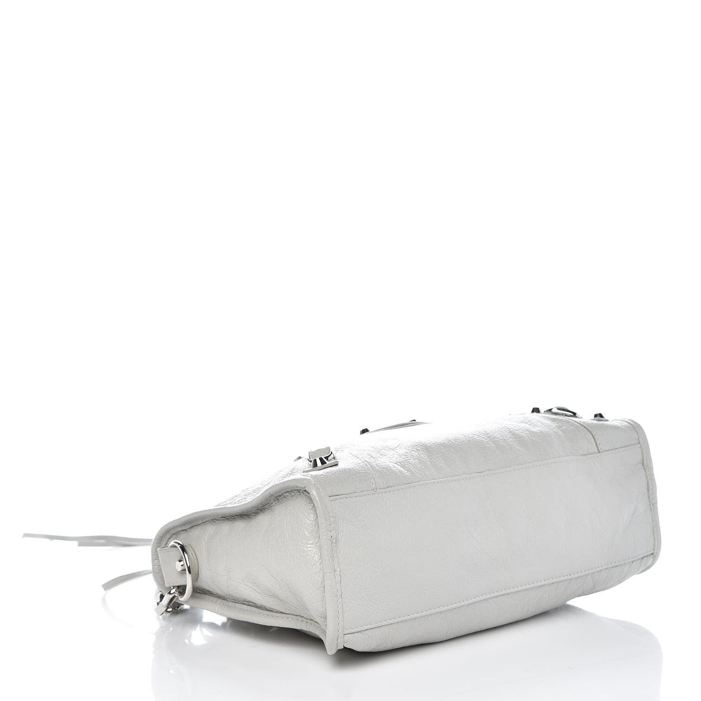 Agneau Classic Silver Hardware S City Gris Nuage