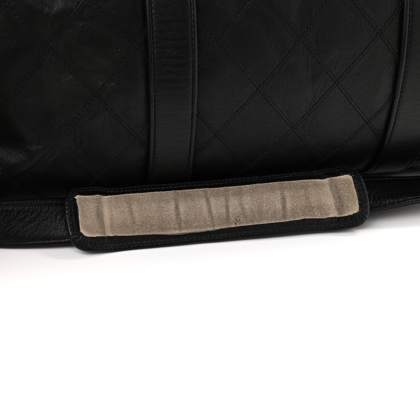 Calfskin Stitched CC Boston Black